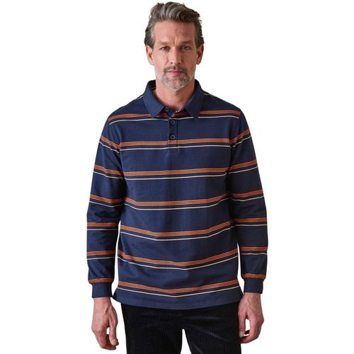Polo Polo rayé manches longues - Daxon - Modalova
