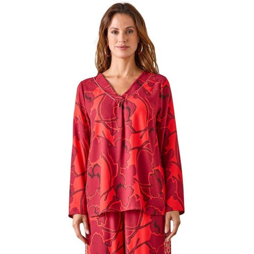Ensembles de pyjama Blouse fluide encolure V - Daxon - Modalova
