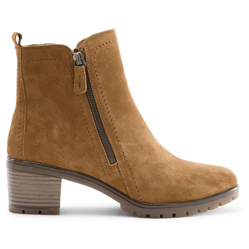 Boots Boots cuir velours - Pediconfort - Modalova