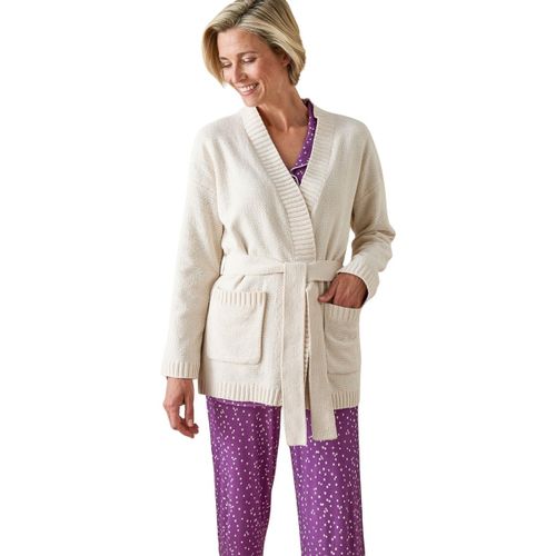 Ensembles de pyjama Gilet lingerie en maille bouclette - Daxon - Modalova