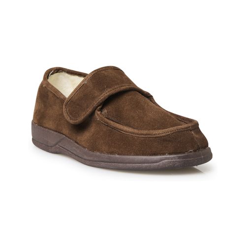 Chaussons Derbies à scratch fourrés - Pediconfort - Modalova