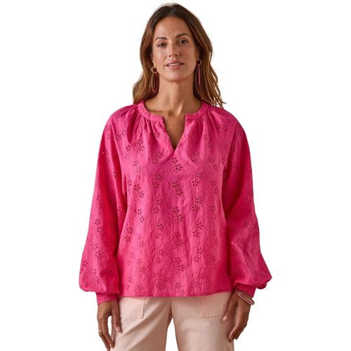 Blouses Blouse style vareuse broderie anglaise - Daxon - Modalova