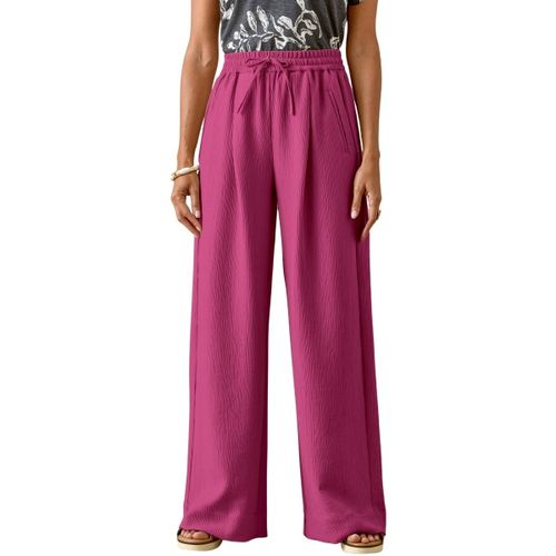 Pantalon Pantalon effet froissé coupe large - Daxon - Modalova