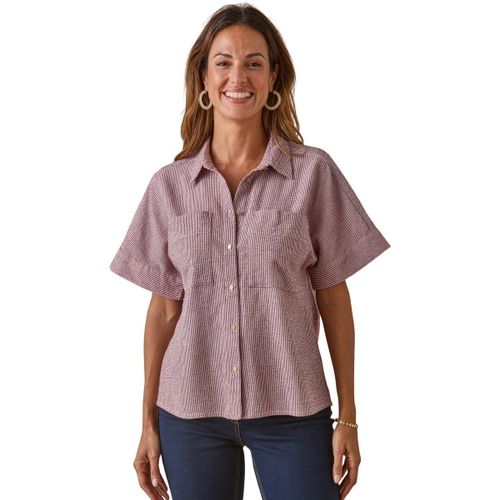 Chemise Chemisier tissu effet gaufré - Daxon - Modalova