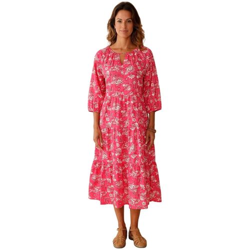 Robes midi Robe longue volantée - Daxon - Modalova