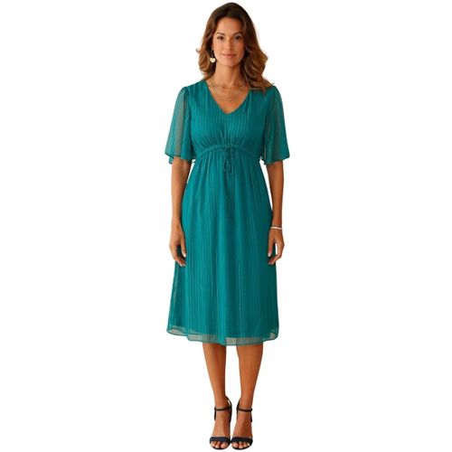 Robes midi Robe en voile manches papillon - Daxon - Modalova