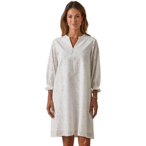 Robe courte Robe broderie anglaise - Daxon - Modalova
