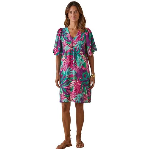 Robe courte Robe manches papillon - Daxon - Modalova