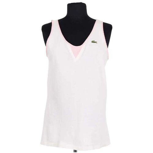 Blouses Top sans manche blanc - Lacoste - Modalova