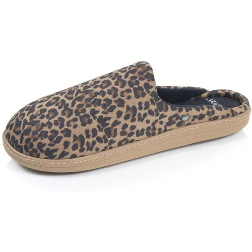 Chaussons Chaussons Mules Léopard Beige foncé - Isotoner - Modalova