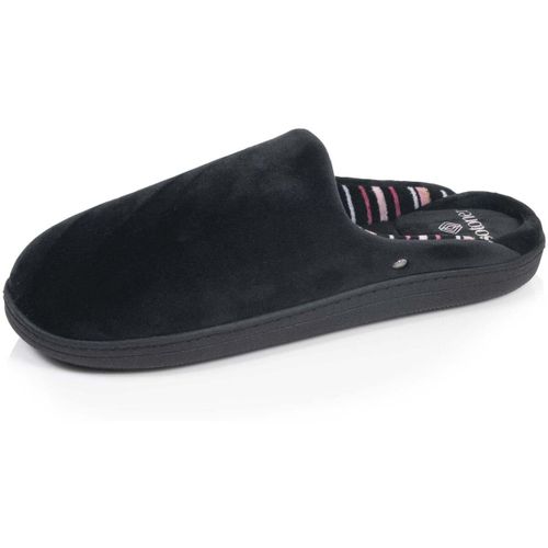 Chaussons Chaussons Mules Noir Rayures roses - Isotoner - Modalova