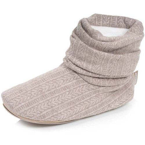 Chaussons Chaussons Bottillons tricot et nœud satin - Isotoner - Modalova