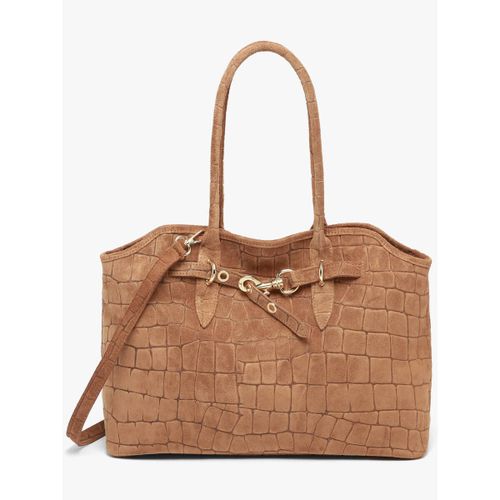 Sac à main Cabas Velvet croco cuir VELVET CROCO 22B-0CV26063 - Milano - Modalova