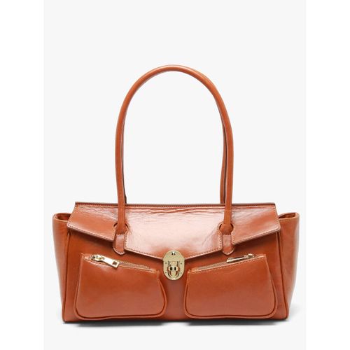 Sac à main Baguette Shiny sauvage cuir SHINY SAUVAGE 21F-0SS26063 - Milano - Modalova