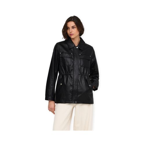 Manteau Mini Faux Jacket - Black - Only - Modalova