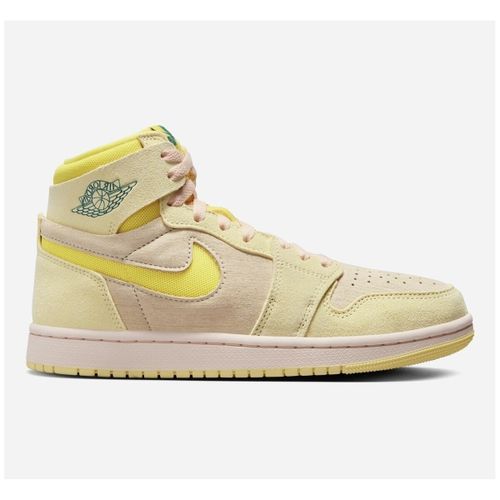 Baskets montantes AIR JORDAN 1 MID BEIGE JAUNE - Nike - Modalova