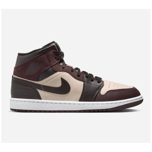 Baskets montantes AIR JORDAN 1 MID MARRON BEIGE - Nike - Modalova