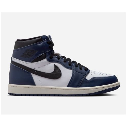 Baskets montantes AIR JORDAN 1 HIGH BLEU BLANC NOIR - Nike - Modalova