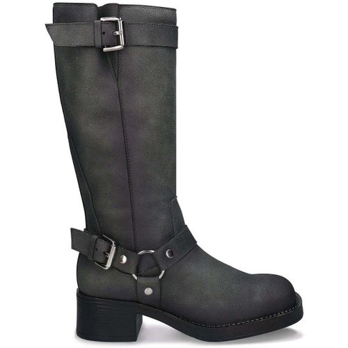 Bottes Bottes Véganes Style Motard Ruby Gris - Nae Vegan Shoes - Modalova