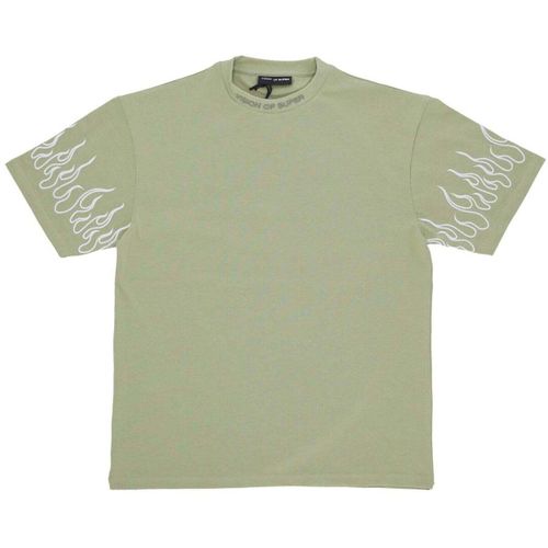 T-shirt Embroidery Flame Tee - Vision Of Super - Modalova