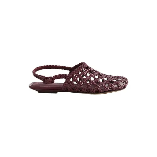 Sandales plates Mules bordeaux - Bottega Veneta - Modalova