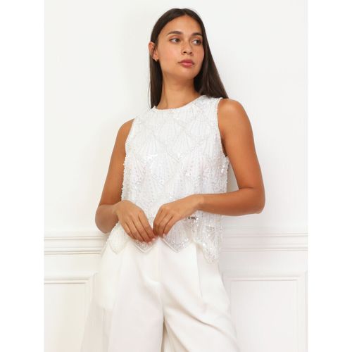 Blouses Tops, t-shirts - Blanc - La Modeuse - Modalova
