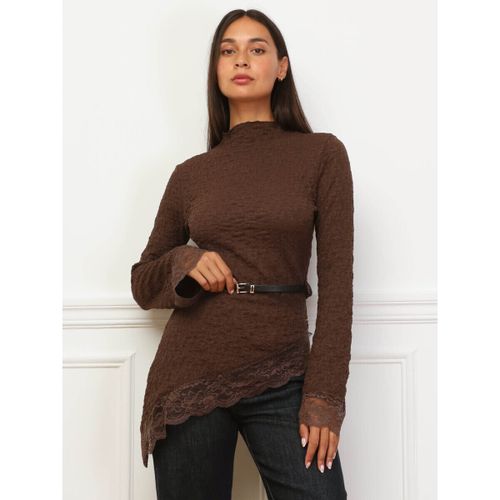 Blouses Tops, t-shirts - Marron - La Modeuse - Modalova