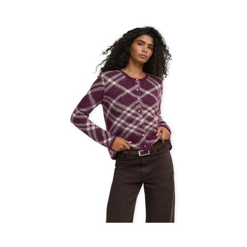 Gilet Noeme Cardigan - Fig/Check/Oatmeal - Only - Modalova