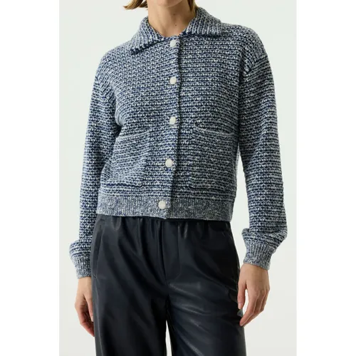 Gilet Veste MAILLE Saphire Mist - Garcia - Modalova