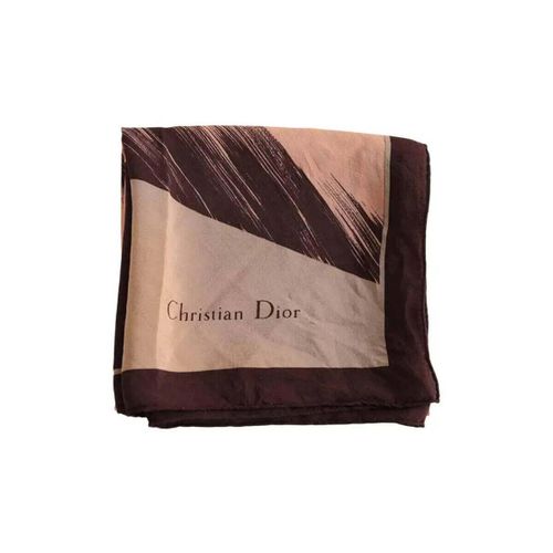 Echarpe Dior Carré marron - Dior - Modalova