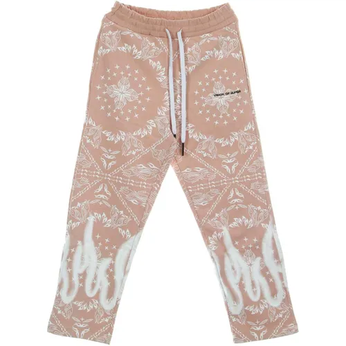 Jogging Vision Of Super Print Pants - Vision Of Super - Modalova