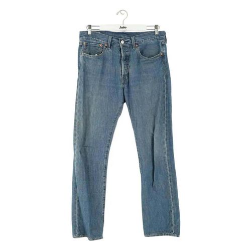 Jeans Levis Jean droit 501 bleu - Levis - Modalova
