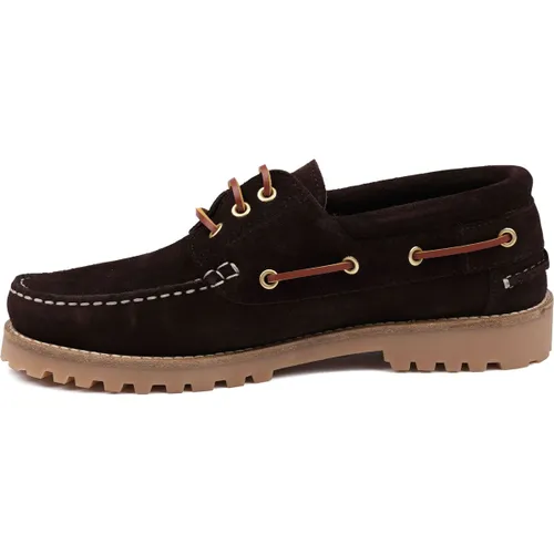 Chaussures bateau Chaussures Bateau Suède Marron - Suitable - Modalova