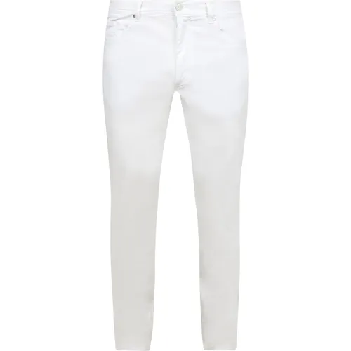 Jeans PIPE Jean Premium Business Blanc - Alberto - Modalova