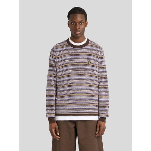 Sweat-shirt Lyle Scott Pull col rond Fairisle Ébène - Lyle & Scott - Modalova