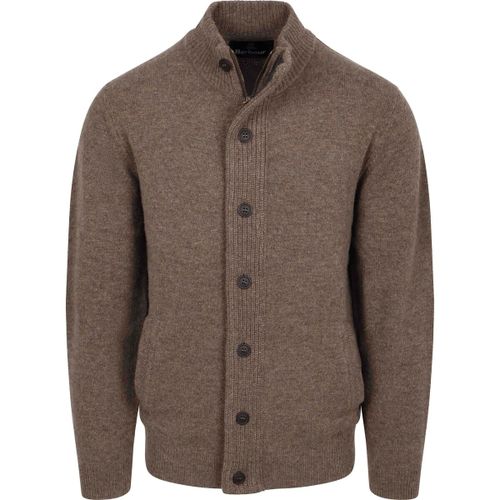 Sweat-shirt Gilet Zippé Laine Marron - Barbour - Modalova