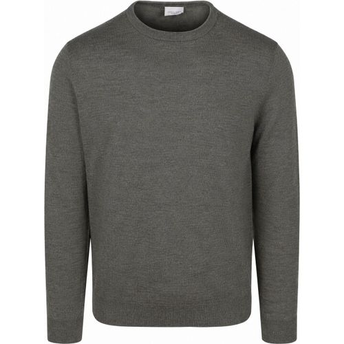 Sweat-shirt Pull Laine Mérinos Vert - Profuomo - Modalova
