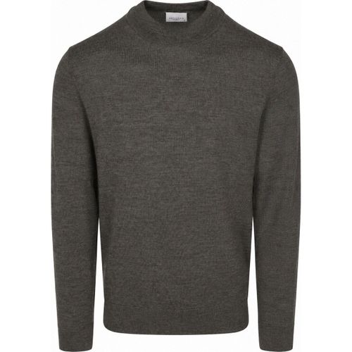 Sweat-shirt Pull Col Roulé Laine Mérinos Vert - Profuomo - Modalova