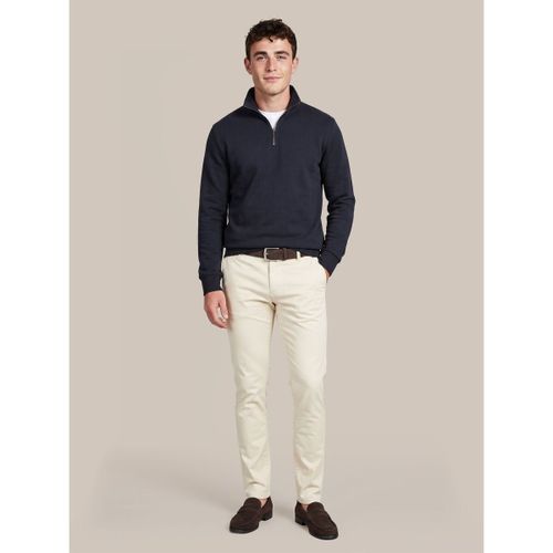 Sweat-shirt Scuba Pull Demi-Zip Marine - Suitable - Modalova