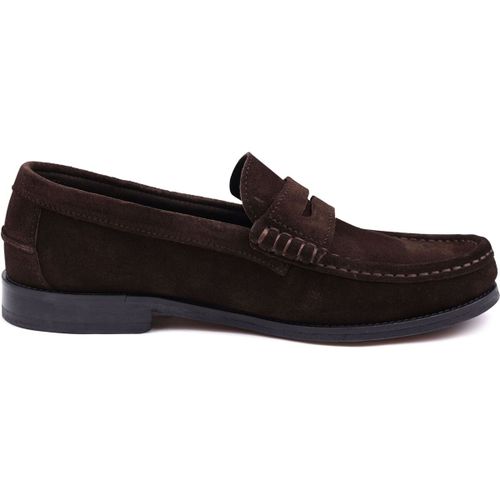 Bottes Penny Loafers Suède Marron - Suitable - Modalova
