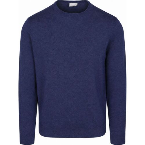Sweat-shirt Pull-over Laine Merinos Royal Blue - Profuomo - Modalova