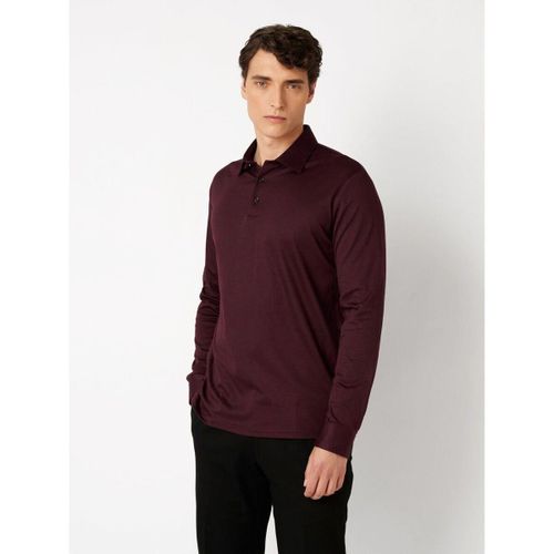 Polo Polo ML Essential Burgundy - Desoto - Modalova