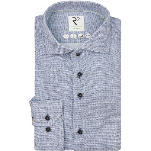 Chemise R2 Chemise Knitted Sorona Blue - R2 Amsterdam - Modalova