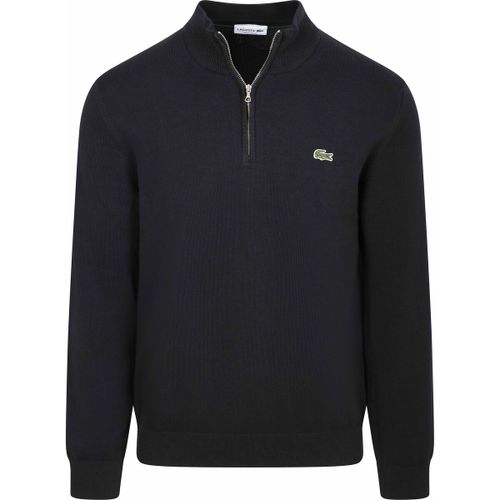 Sweat-shirt Pull col zippé Noir - Lacoste - Modalova