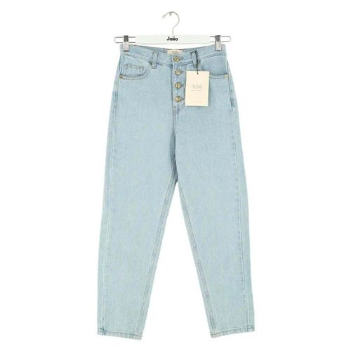Jeans mom Saaj Jean droit bleu - Saaj - Modalova