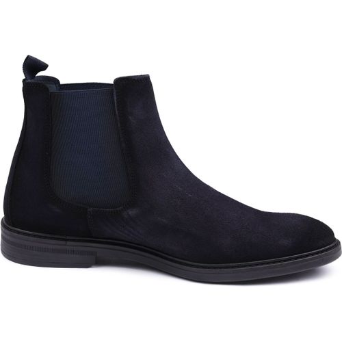 Bottines Chelsea Boot Suède Marine - Suitable - Modalova