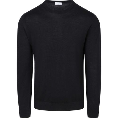 Sweat-shirt Pull Laine Mérinos Noir - Profuomo - Modalova