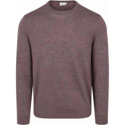 Sweat-shirt Pull Laine Mérinos Aubergine - Profuomo - Modalova