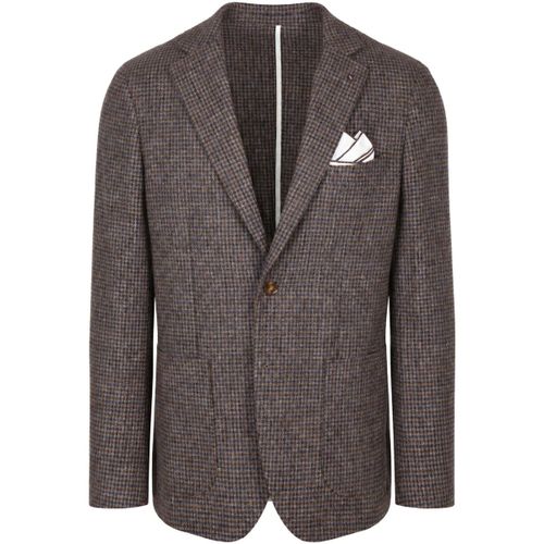 Veste Colbert Mylo Flanncheck Tabacco - Suitable - Modalova