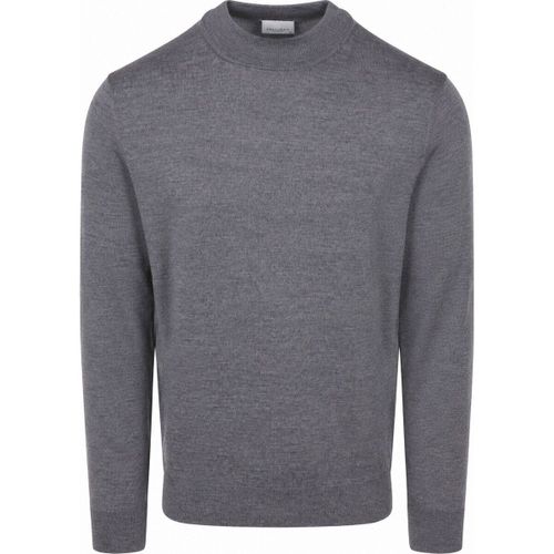 Sweat-shirt Pull Col Roulé Laine Mérinos Gris - Profuomo - Modalova